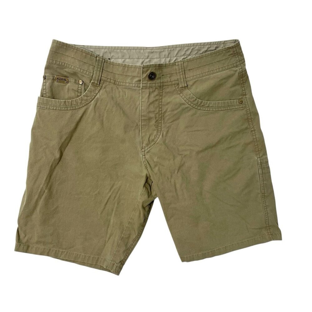 KUHL Nylon Blend Hiking Outdoor Hiking Shorts Gorpcore Khaki Tan size 32